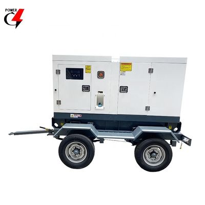 品質  Best Selling 80kw/80 kw/100 KVA Commercial Silent Portable Industrial Standby Diesel AC Generator 3 Phase On Trailer Price 8 Hours Keep Running 工場