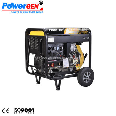 品質  With 2 operating modes! ! ! 180A Max Diesel Engine 10HP Diesel Generator 5KW Portable Welding Welding Machine BDGW7500E 工場